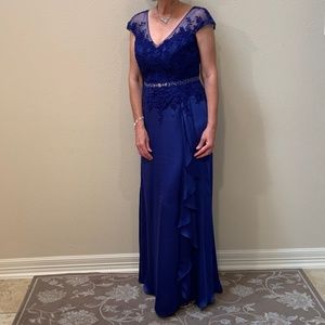 Formal Cobalt Blue Dress